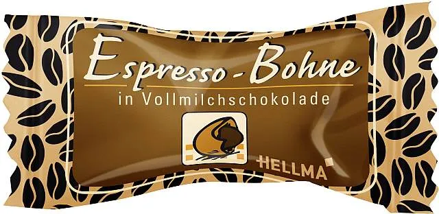 Hellma Espresso-Bohne in Vollmilchschokolade | CaterPoint.de