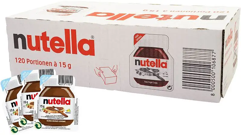 Nutella 120 x 15g per Karton | CaterPoint.de