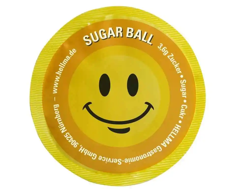 Hellma Sugar Ball "Happy" 400 x 3,6g | CaterPoint.de