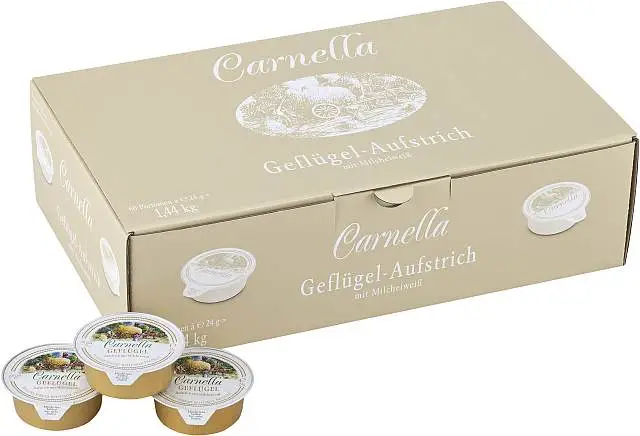 Carnella Geflügelaufstrich 60 x 24g | CaterPoint.de