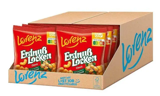 Lorenz ErdnußLocken Classic 20 x 30g | CaterPoint.de
