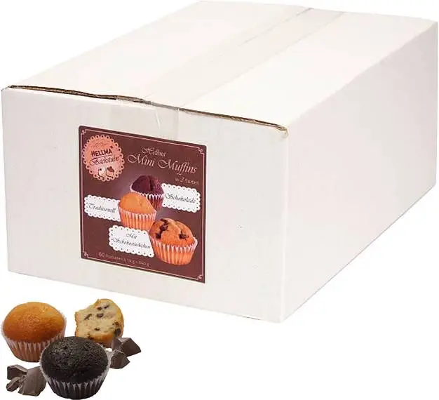 HELLMA Mini Muffin 4 x 60 Stück