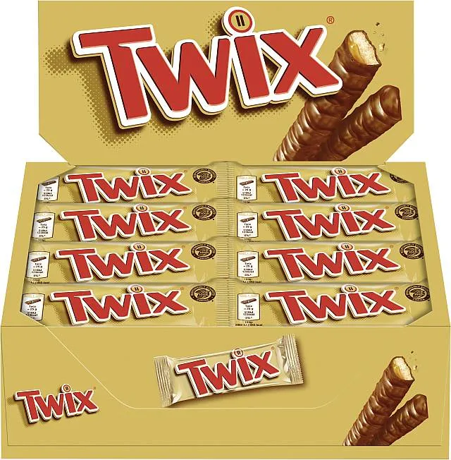 Twix® 32 x 50g Thekendisplay mit Doppelriegeln von Mars