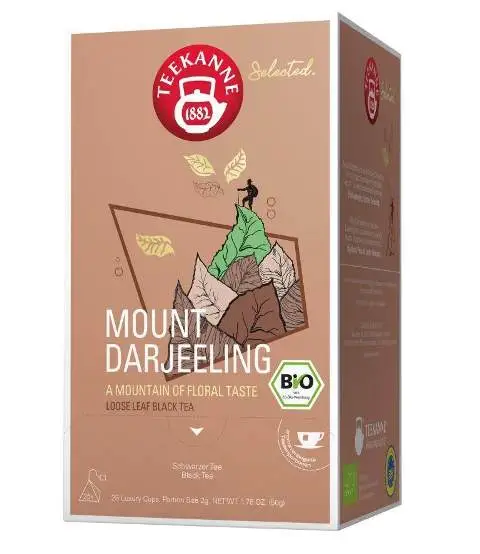 Teekanne Bio Luxury Cup Mount Darjeeling 25 x 2,0g | Caterpoint.de