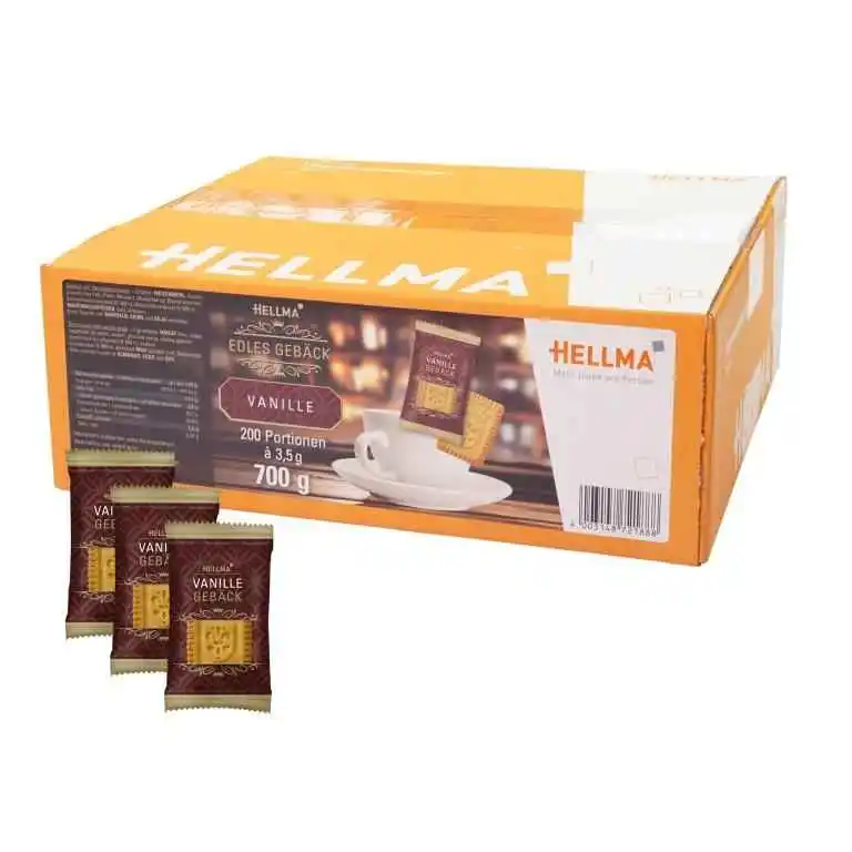 HELLMA Edles Gebäck Vanille 200 x 3,5g | CaterPoint.de