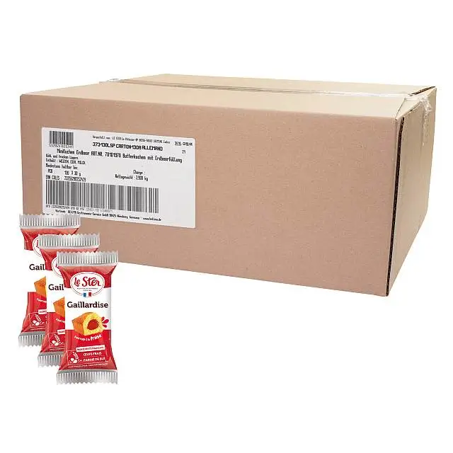 LeSter Minikuchen Erdbeere 130 x 30g | CaterPoint.de