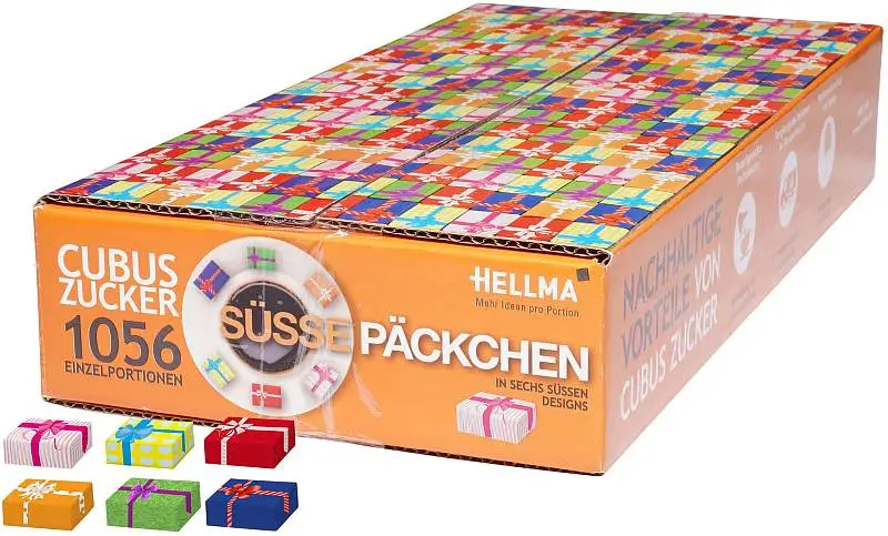 HELLMA CUBUS ZUCKER Süße Päckchen | CaterPoint.de