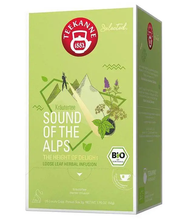 Teekanne Bio Luxury Cup Sound of the Alps 25 x 2,0g | CaterPoint.de