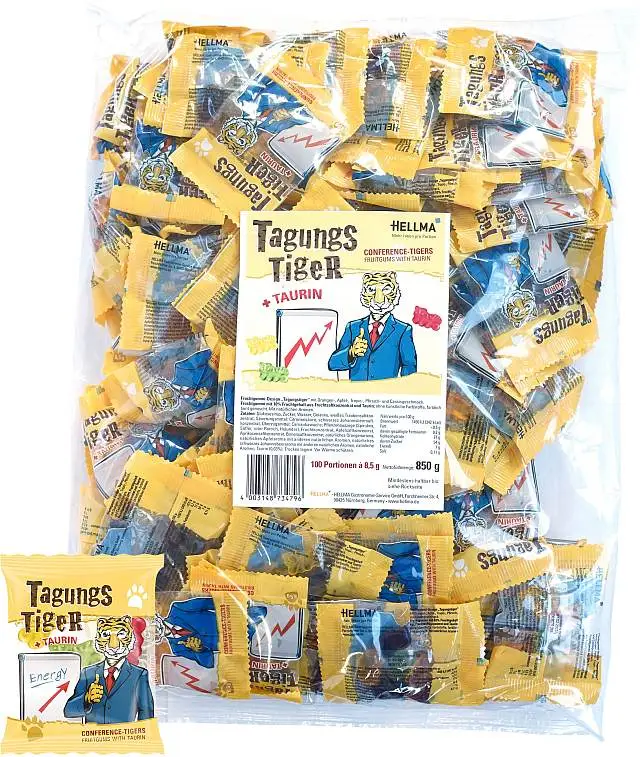 Hellma Tagungs Tiger - 100 Minibeutel à 10g Beutel | CaterPoint.de