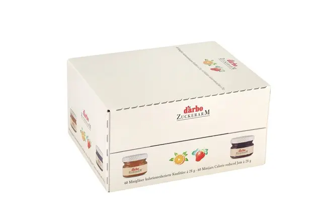 Darbo Konfitüre Erdbeer (Zuckerarm) 60 x 28g Karton | CaterPoint.de