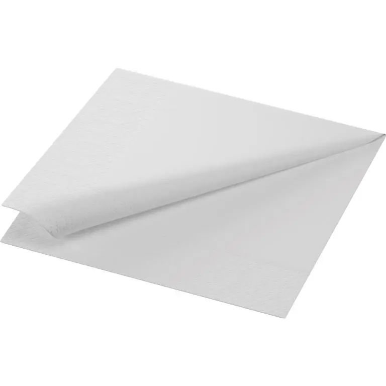 Duni Zelltuch-Servietten 3-lg 1/4-Falz 33 x 33 cm - weiß | CaterPoint.de