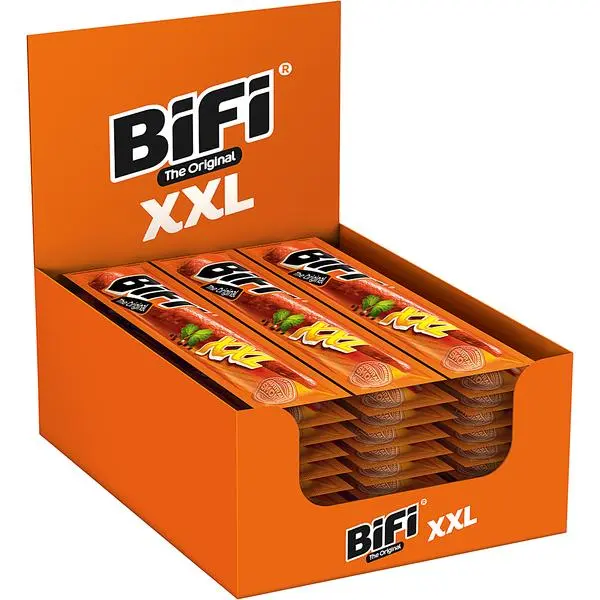 bifi_xxl_Karton Bifi XXL Minisalami 30 x 40g