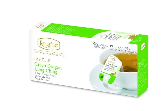 Ronnefeldt LeafCup® Green Dragon Lung Ching 15 x 2,4g | CaterPoint.de