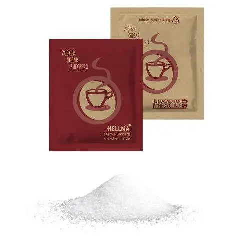 Hellma Zucker - Sachet 2000 x 3,6g | CaterPoint.de