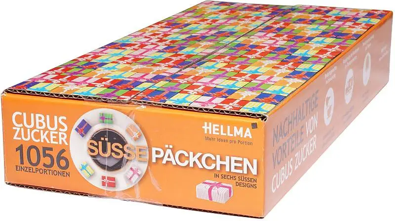 HELLMA CUBUS ZUCKER Süße Päckchen | CaterPoint.de