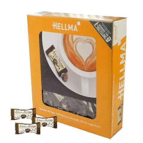 Hellma Schoko Krispy 380 x 1,1g (Vollmilch) | CaterPoint.de