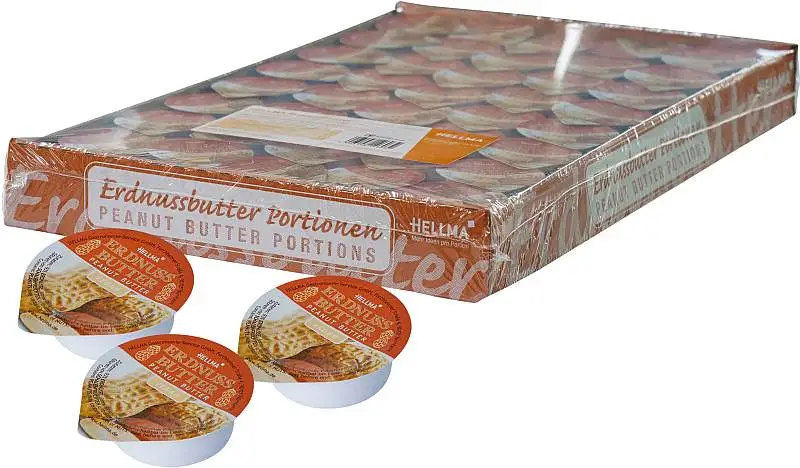 Hellma Erdnussbutter 80 x 15g Portionen | CaterPoint.de