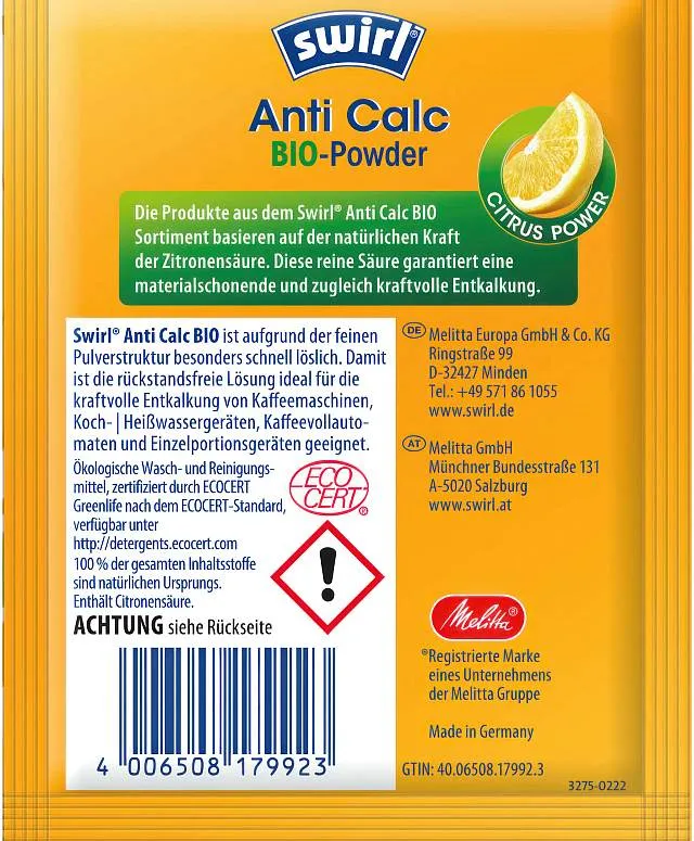 Swirl Citrus Clean Bio Schnellentkalker | CaterPoint.de