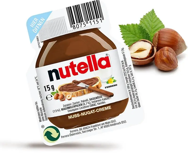 Nutella 120 x 15g per Karton | CaterPoint.de