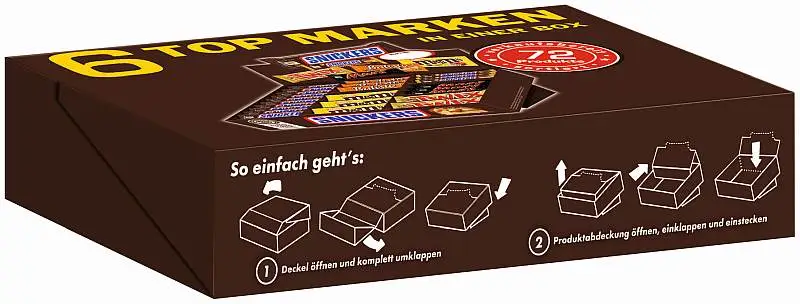 Mars Topseller Box 72 Riegel | CaterPoint.de