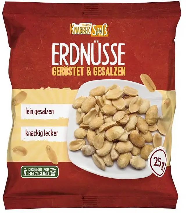 HELLMA Erdnüsse 100 x 25g | CaterPoint.de