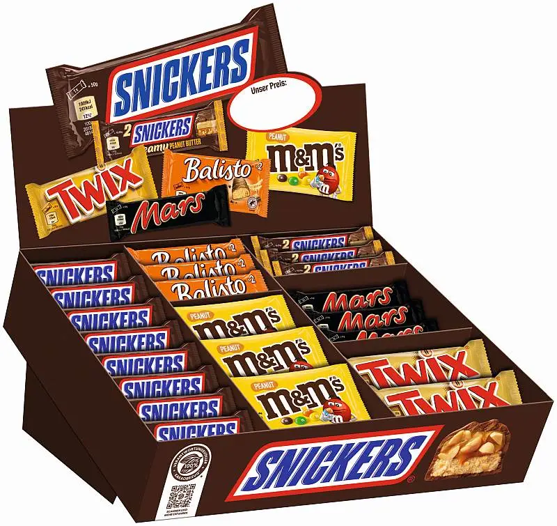 Mars Topseller Box 72 Riegel | CaterPoint.de