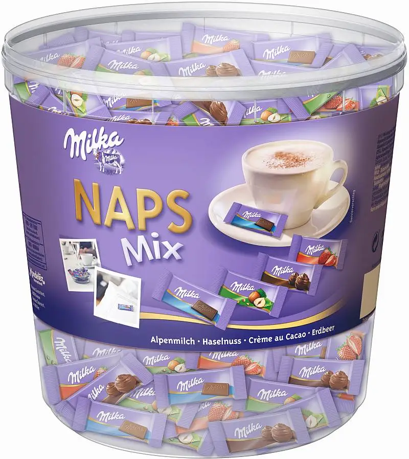 Milka Naps Mix Runddose | CaterPoint.de