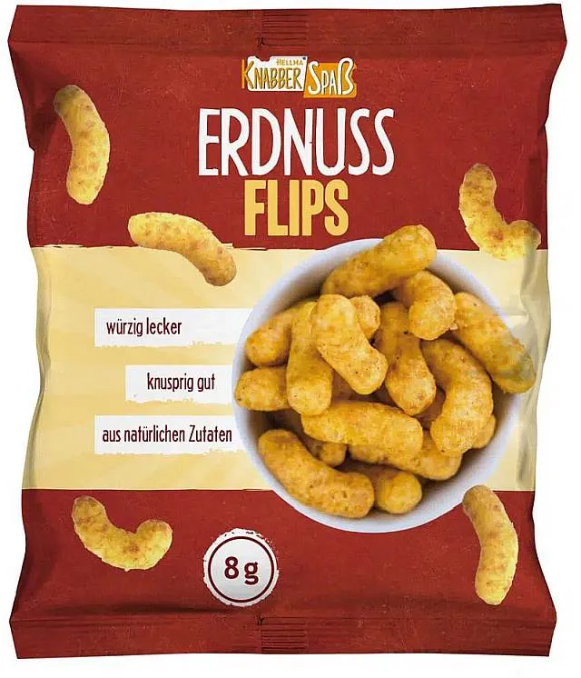 HELLMA Erdnussflips 80x8g | CaterPoint.de