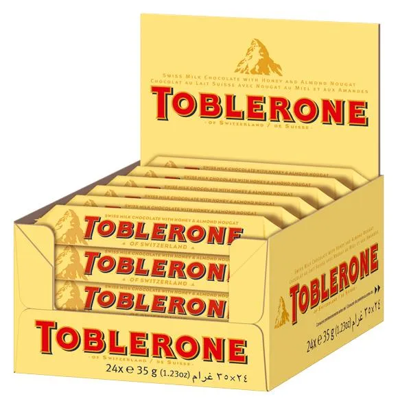 Toblerone Riegel Thekendisplay 24 x 35g