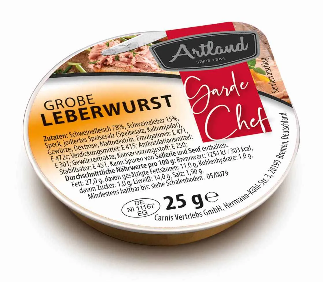 Artland Wurst Sortiment 100 x 25g | CaterPoint.de